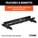 CURT 60637 Under-Bed Gooseneck Installation Brackets; Select Ford F-150; F-250 - Truck Part Superstore