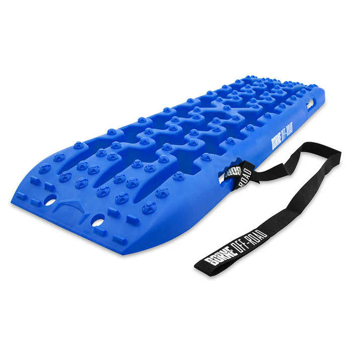 Mishimoto BNRB-109BL Borne Off-Road Traction Board Set, Blue - Truck Part Superstore
