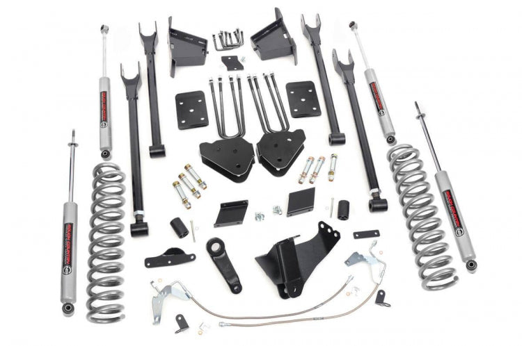 Rough Country 532.2 6 Inch Ford 4-Link Suspension Lift Kit 11-14 F-250 4WD Diesel Rough Country - Truck Part Superstore