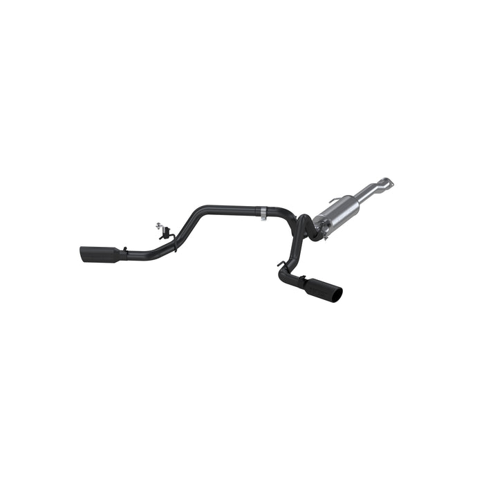 MBRP S5340BLK Toyota 3 Inch Cat Back Exhaust System For 16-22 Toyota Tacoma 3.5L Dual Split Side Black Series MBRP - Truck Part Superstore