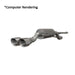 Mishimoto MMEXH-FIST-14BK Ford Fiesta ST Cat-Back Exhaust, 2014-2019 Black Tips - Truck Part Superstore