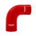 Mishimoto MMCP-R90-22525RD Mishimoto 90-Degree Silicone Transition Coupler, 2.25-in to 2.50-in, Red - Truck Part Superstore