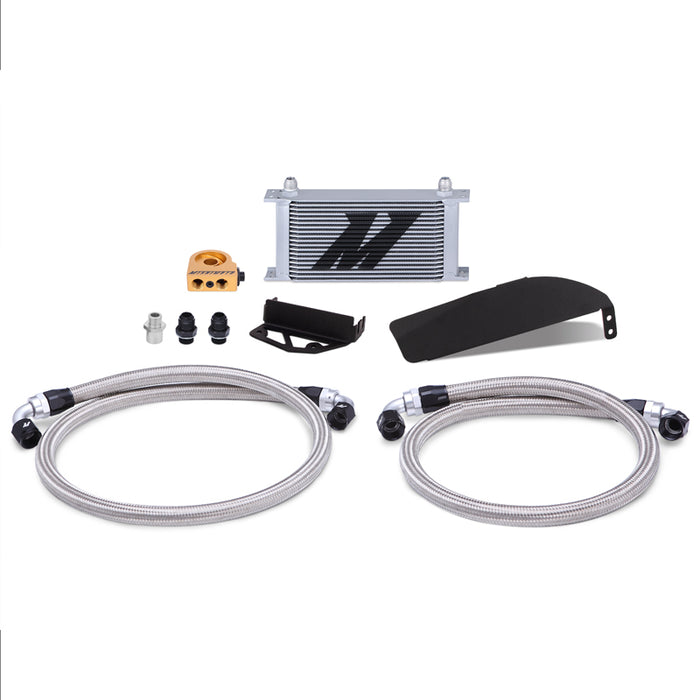 Mishimoto MMOC-CTR-17TSL Honda Civic Type R Direct Fit Oil Cooler Kit, 2017-2021, Silver - Truck Part Superstore