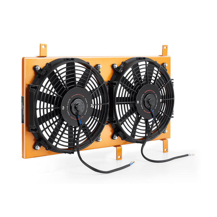 Mishimoto MMFS-MIA-99GD Performance Aluminum Fan Shroud Kit, fits Mazda Miata 1999-2005, Gold - Truck Part Superstore