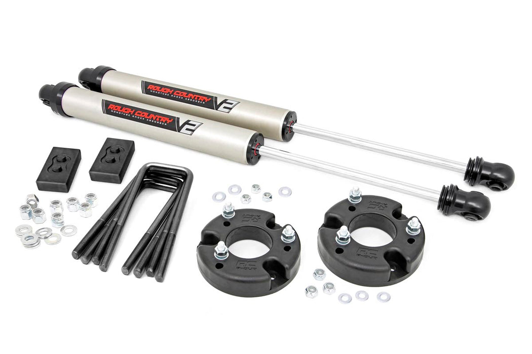 Rough Country 52270 2 Inch Leveling Kit w/V2 Shocks 09-20 F-150 Rough Country - Truck Part Superstore