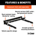 CURT 60636 Under-Bed Gooseneck Installation Brackets; Select Ford F-150; F-250; F-350 - Truck Part Superstore
