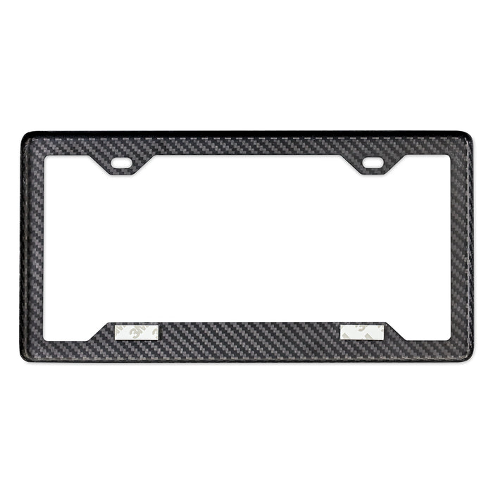 Mishimoto MMPROMO-FRAME-CF-M Carbon Fiber License Plate Frame, Matte Carbon Fiber - Truck Part Superstore