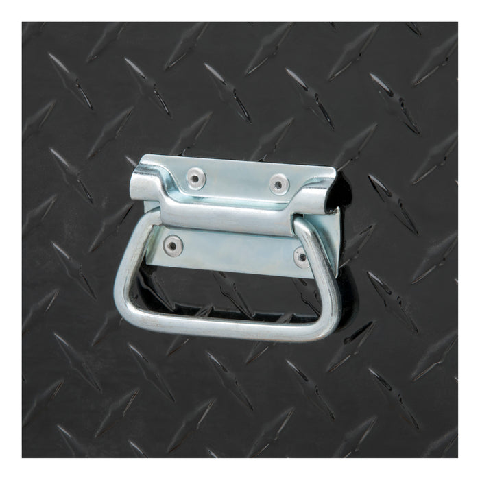 UWS FOOT-LOCKER-BLK Gloss Black Aluminum 36in. Foot Locker (LTL Shipping Only) - Truck Part Superstore