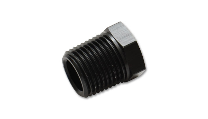 Vibrant Performance 10882 Hex Head Pipe Plug; Size: 3/8in. NPT; 6061 Aluminum; Anodized Black; - Truck Part Superstore