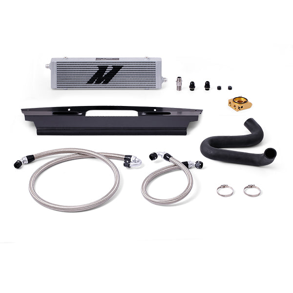 Mishimoto MMOC-MUS8-15T Ford Mustang GT Silver Oil Cooler Kit, 2015-2017 - Truck Part Superstore