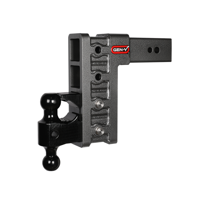 GEN-Y Hitch GH-1724 MEGA-DUTY 3" Shank 9" Drop 3.5K TW 32K Hitch with Dual-Ball & Pintle Lock - Truck Part Superstore