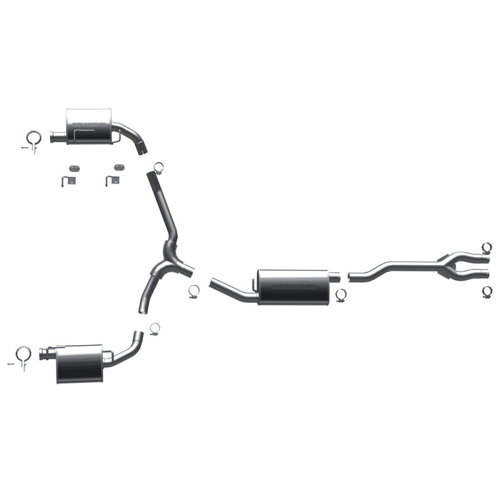 MagnaFlow Exhaust Products 16484 Street Series Stainless Cat-Back System - Truck Part Superstore