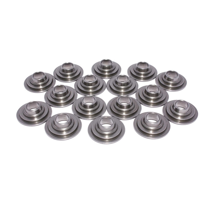 COMP Cams 1730-16 10 Degree Tool Steel Retainer Set of 16 All Valves w/ 1.437"-1.500" O.D. Springs - Truck Part Superstore
