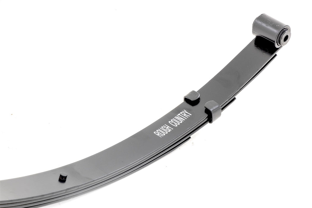 Rough Country 8010Kit Front Leaf Springs - 4" Lift - Pair - Jeep Wrangler YJ 4WD (87-95) - Truck Part Superstore