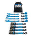 Mishimoto BNRTC-TDHD-4BL Borne Off-Road Heavy-Duty Ratchet Tie-Down Kit (4-pack), Blue - Truck Part Superstore
