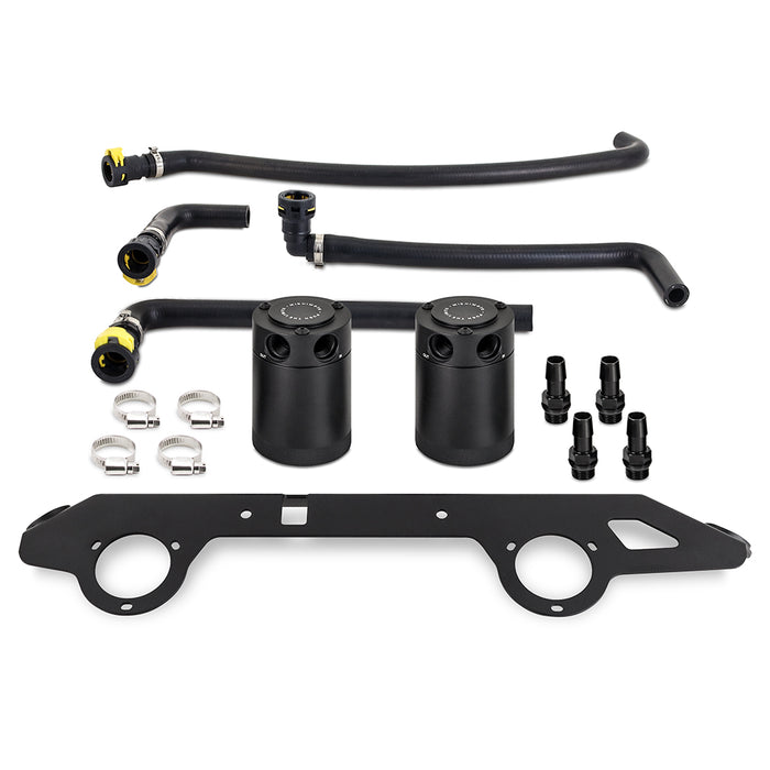 Mishimoto MMBCC-BR27-21S Baffled Oil Catch Can System, fits Ford Bronco 2.7L 2021-2022 - Truck Part Superstore