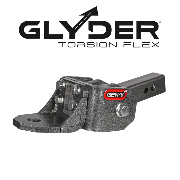 GEN-Y Hitch GH-12012 GLYDER 2" Single Ball Attachment 1" Diameter Ball Shank 5K Towing - Truck Part Superstore
