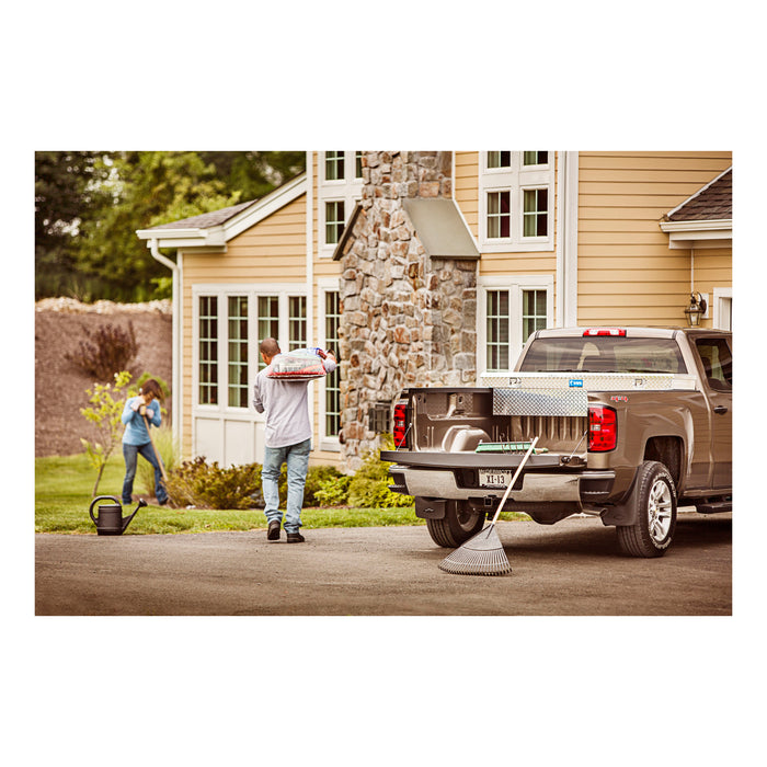 UWS TBS-72 UWS TBS-72 Crossover Tool Box (72 Inch Truck Tool Box-Bright Aluminum) - Truck Part Superstore