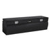 UWS TBC-42-W-BLK Gloss Black Aluminum 42in. Wedge Utility Chest Box (LTL Shipping Only) - Truck Part Superstore