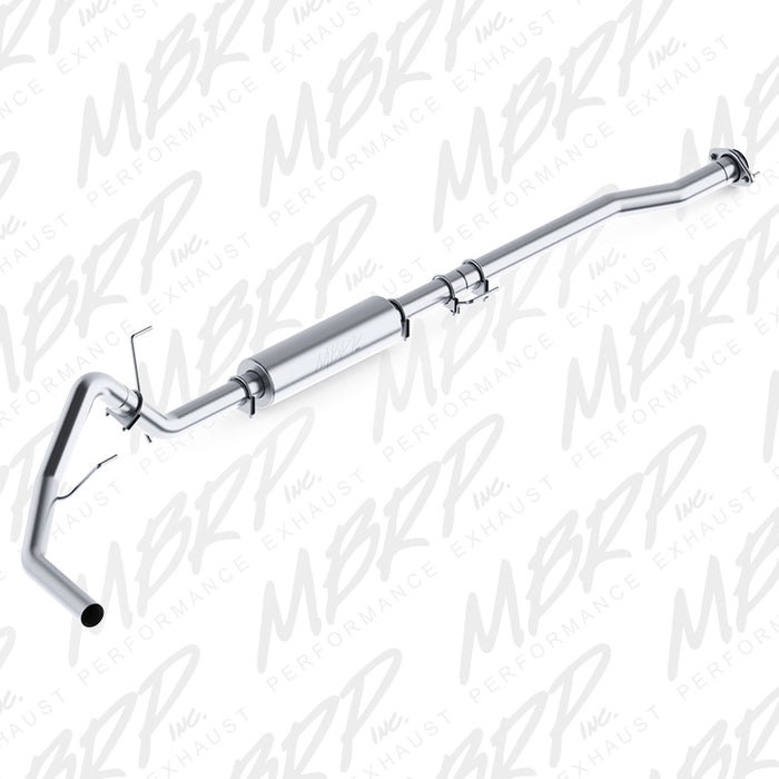 MBRP S5236P 3 Inch Cat Back Exhaust System Single Side Exit Aluminized Steel For 11-14 Ford F-150 3.5L EcoBoost MBRP - Truck Part Superstore