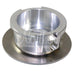 Northern Radiator Z17612 Machined Aluminum Filler Neck with 3 Inch Circle Flange - Truck Part Superstore