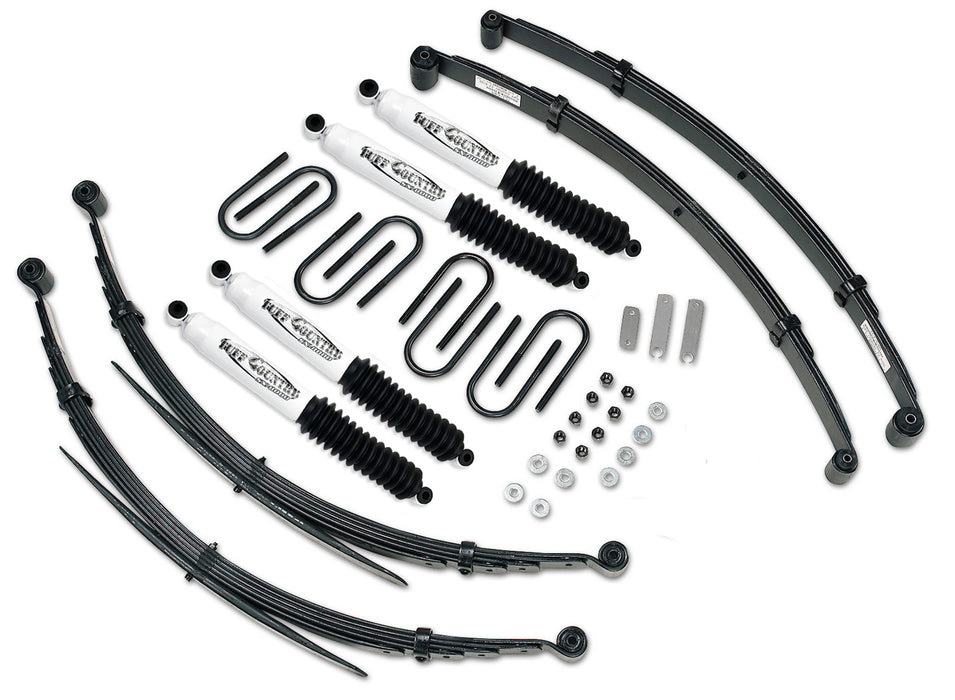 Tuff Country 13743KN 3 Inch Lift Kit 88-91 Chevy/GMC Suburban 3/4 Ton Heavy Duty w/ SX8000 Shocks Fits Models with 52 Inch long Rear Springs Tuff Country - Truck Part Superstore