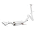 Mishimoto MMEXH-FIST-14P Ford Fiesta ST Cat-Back Exhaust, 2014-2019 Polished Tips - Truck Part Superstore