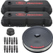 Proform 302-500 Engine Dress-Up Kit; Black Crinkle w/ Red Ford Racing Logo; Fits SB Ford Engines - Truck Part Superstore