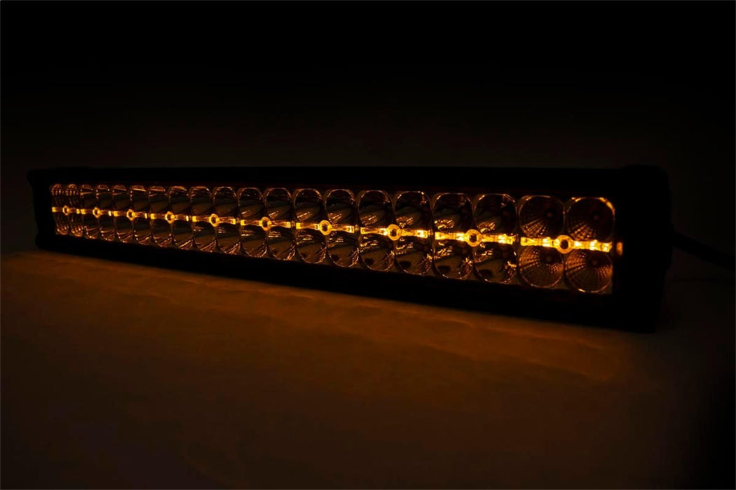 Rough Country 70920DA 20-inch Cree LED Light Bar Dual Row Chrome Series w/ Amber DRL Rough Country - Truck Part Superstore