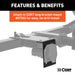 CURT 57206 Connector Mounting Bracket for 7-Way RV Blade (Packaged) - Truck Part Superstore