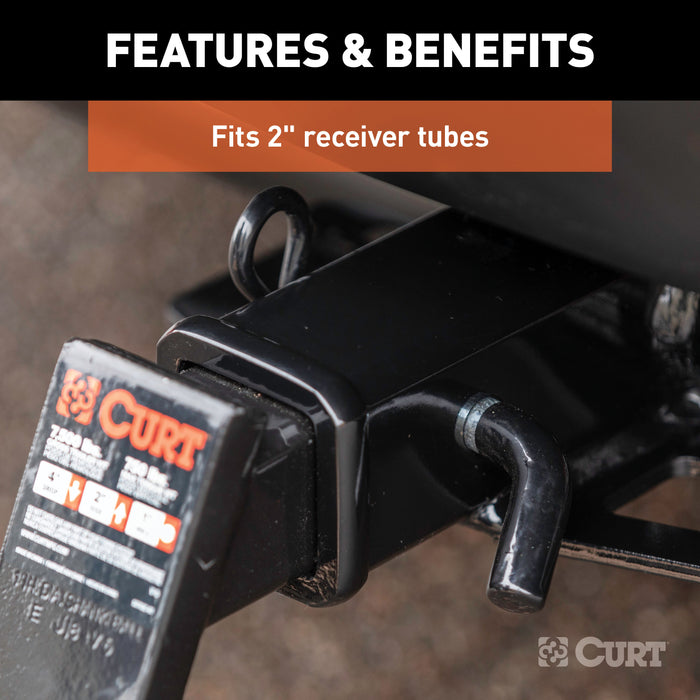 CURT 21510 5/8in. Hitch Pin (2in. Receiver; Zinc with Rubber Grip) - Truck Part Superstore