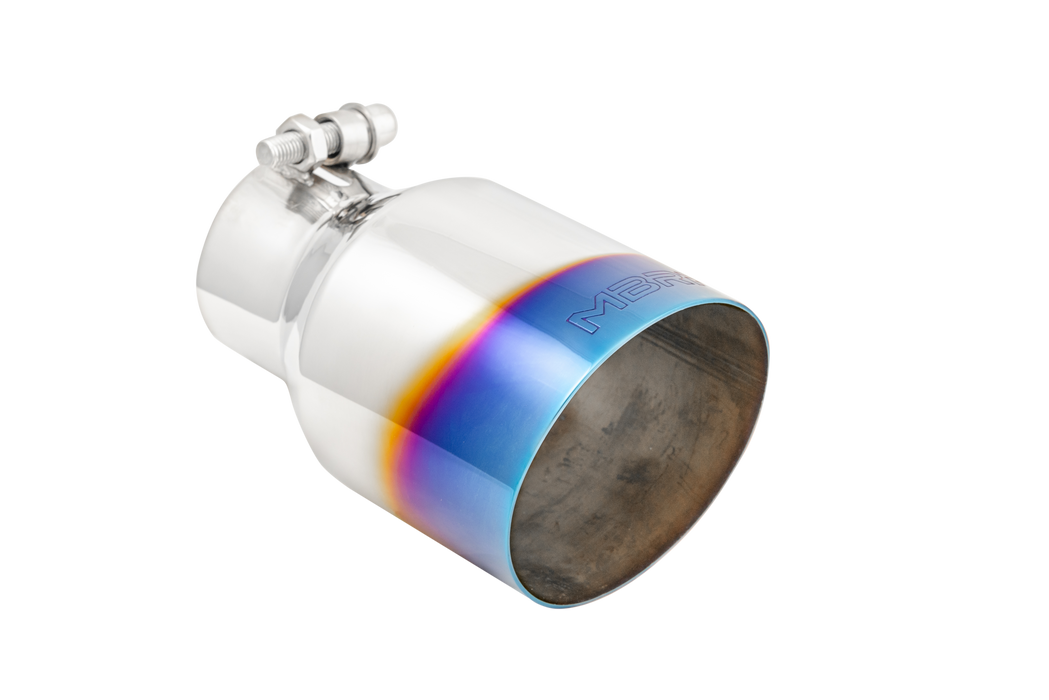 MBRP Exhaust T5176BE MBRP Armor Pro Series Universal 2.5" Inlet Burnt End Exhaust Tip. - Truck Part Superstore