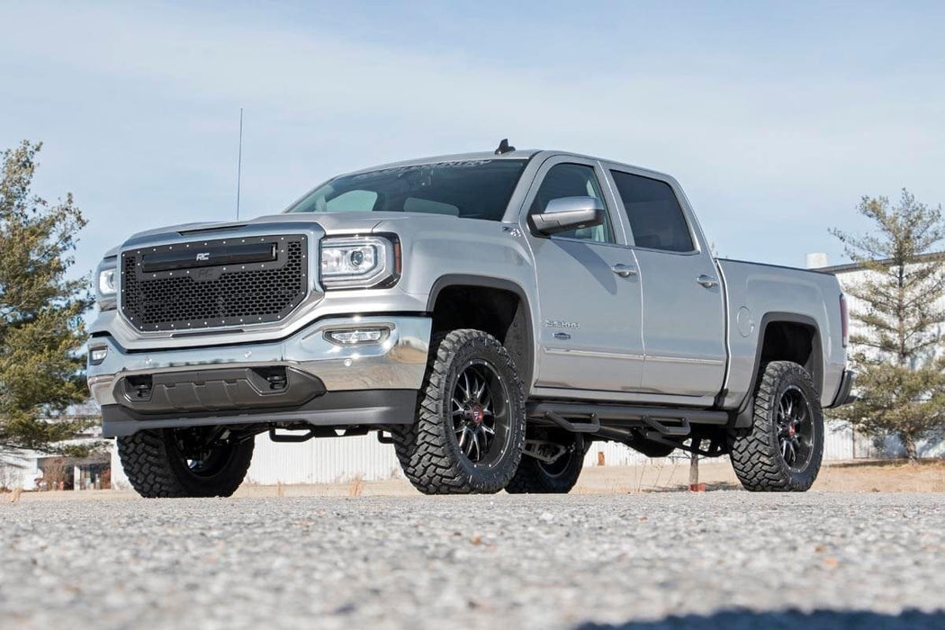 Rough Country 12171 3.5 Inch Suspension Lift Knuckle Kit w/Struts & V2 Monotube 14-18 Silverado/Sierra 1500 4WD Aluminum & Stamped Steel Rough Country - Truck Part Superstore
