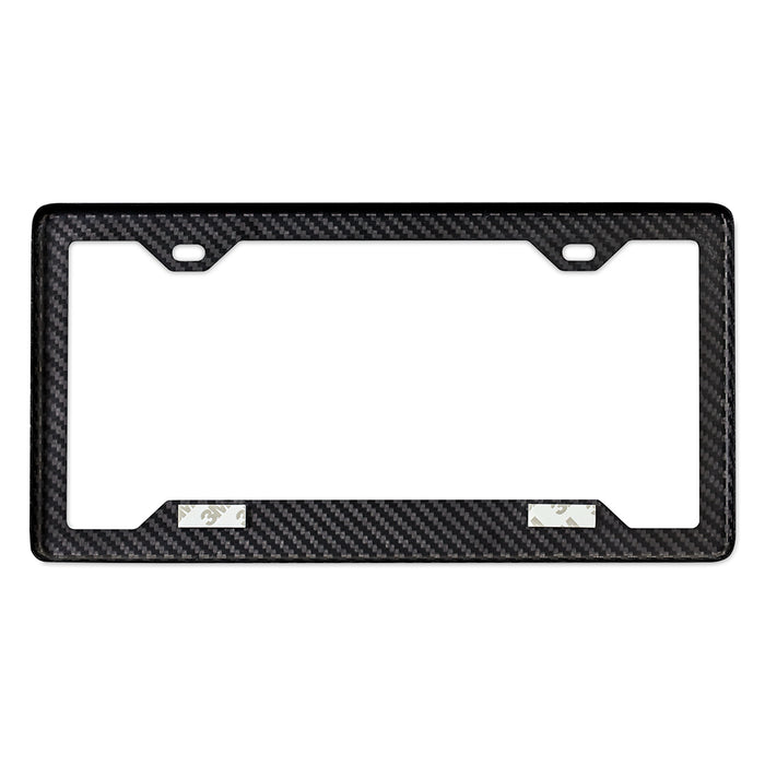 Mishimoto MMPROMO-FRAME-CF-G Carbon Fiber License Plate Frame, Gloss Carbon Fiber - Truck Part Superstore