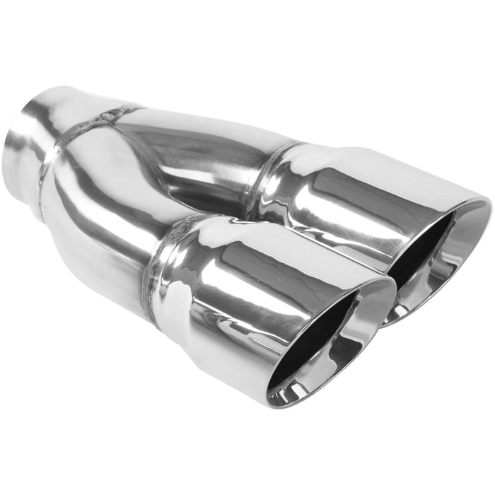MagnaFlow Exhaust Products 35227 Dual Exhaust Tip-2.25in. Inlet/3in. Outlet - Truck Part Superstore