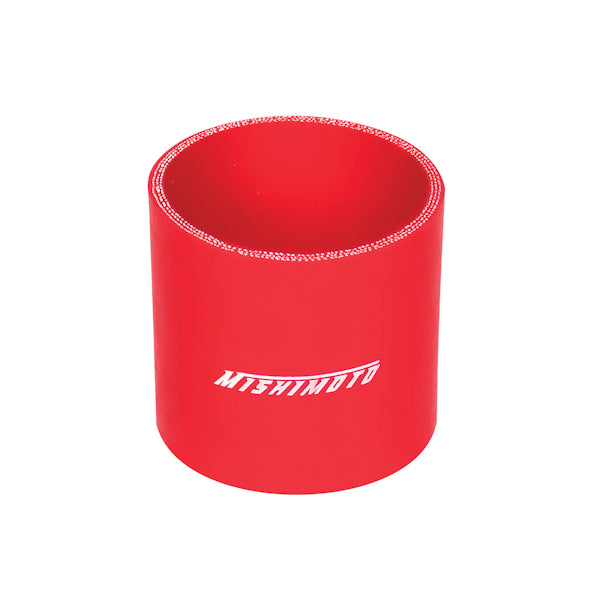 Mishimoto MMCP-25SRD Mishimoto 2.5in Straight Coupler, Black - Truck Part Superstore