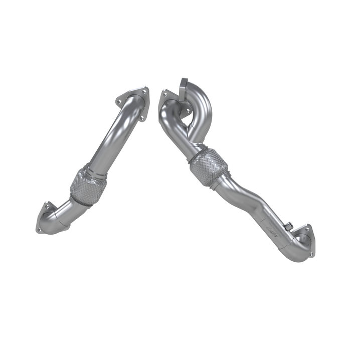 MBRP FAL2761 Turbo Up Pipe Kit For 08-10 Ford F250/350/450 6.4L Powerstroke Aluminized Steel Carb EO D-763-3 For 08-10 Ford F250/350/450 6.4L Powerstroke MBRP - Truck Part Superstore