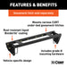 CURT 60696 Double Lock EZr Gooseneck Install Brackets; Select Silverado; Sierra 2500; 3500 - Truck Part Superstore