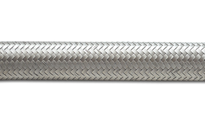 Vibrant Performance 11913 Stainless Steel Braided Flex Hose; Size: -16; Hose ID 0.89in.; 2ft. Roll; - Truck Part Superstore