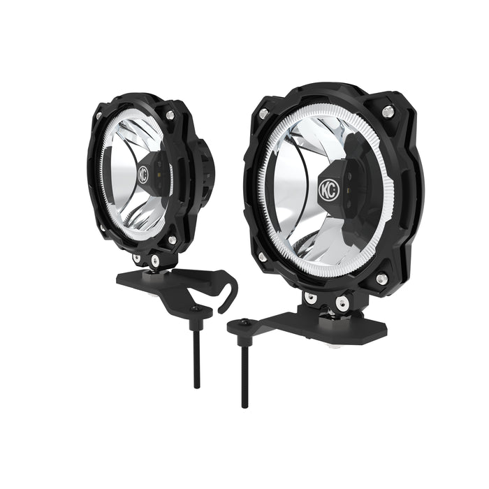 KC HiLiTES 97166 Gravity LED PRO6 Wide-40 - 2-Light System - Ditch Light Kit - Jeep 392/Mojave - Truck Part Superstore