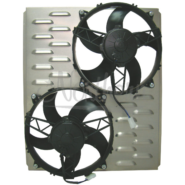 Northern Radiator Z40095 Auxiliary Engine Cooling Fan Assembly - Truck Part Superstore