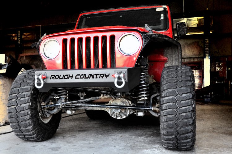 Rough Country 1011 Jeep Stubby Front Bumper Rough Country - Truck Part Superstore