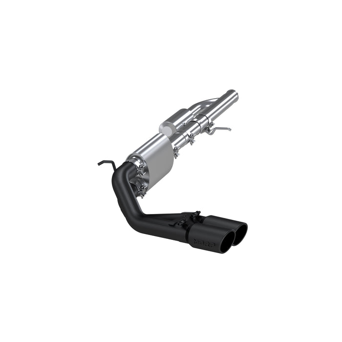 MBRP S5081BLK 3 Inch Cat Back Exhaust System Pre-Axle Dual Outlet Black Coated For 09-18 Silverado/Sierra 1500 MBRP - Truck Part Superstore
