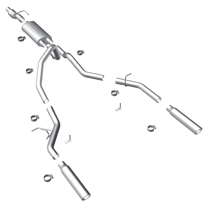 MagnaFlow Exhaust Products 15087 Street Series Stainless Cat-Back System - Truck Part Superstore