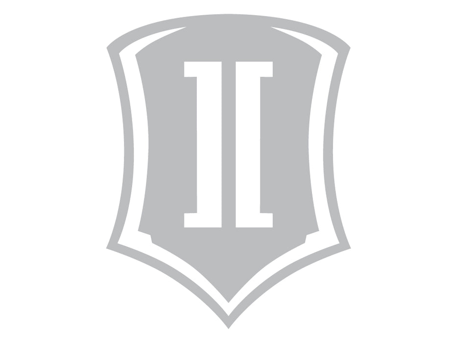 ICON Vehicle Dynamics STICKER-SHIELD 15 IN S 15 IN VINYL SHIELD DECAL SILVER - Truck Part Superstore