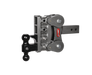 GEN-Y Hitch GH-2324 The BOSS TORSION-FLEX 2.5" Shank 5" Drop 1.1K TW 10K Hitch Dual-Ball Pintle Lock - Truck Part Superstore