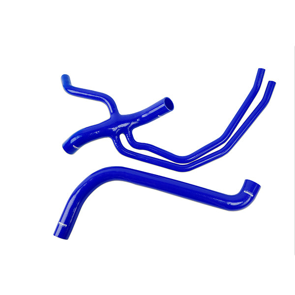 Mishimoto MMHOSE-LTN-2WDBL Radiator Hose Kit, fits Ford F-150 w/ Oil Cooler 1997-2004, Blue - Truck Part Superstore