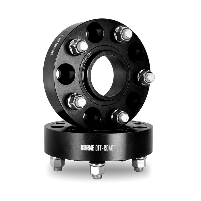 Mishimoto BNWS-003-450BK Wheel Spacers, 5X127, 71.6mm Center Bore, M14 X 1.5, 1.75-in Thick, Black - Truck Part Superstore