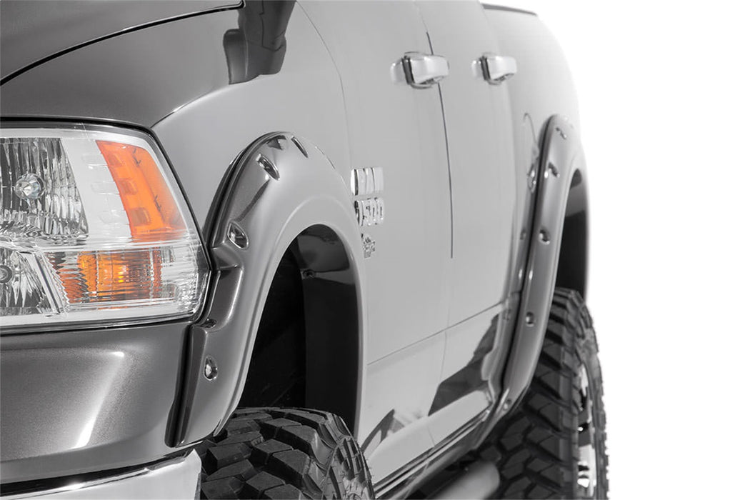Rough Country F-D10911 Dodge Pocket Fender Flares Rivets 09-18 RAM 1500 w/Metal Bumper Rough Country - Truck Part Superstore