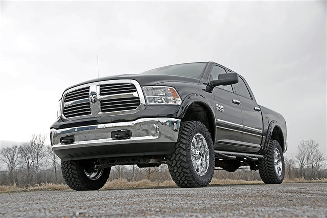 Rough Country F-D10911 Dodge Pocket Fender Flares Rivets 09-18 RAM 1500 w/Metal Bumper Rough Country - Truck Part Superstore